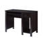 Bureau d'école espresso avec tiroir et plateau à clavier, bureau d'écriture compact pour bureau à domicile l 39 po