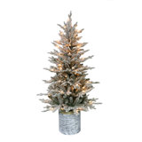 4.5' Lighted Fir Christmas Tree