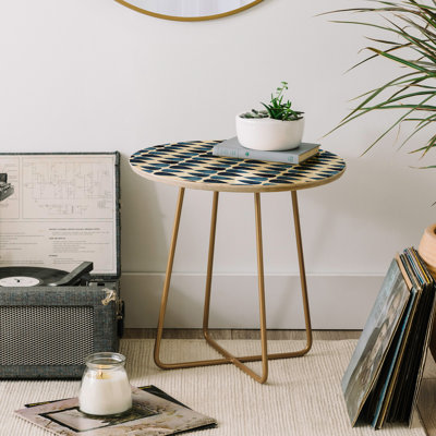 Solid Wood Top End Table