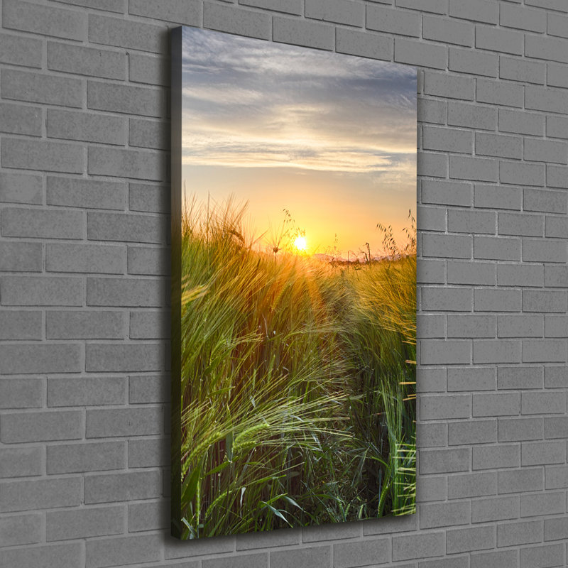 Wheat Field - Wrapped Canvas Print