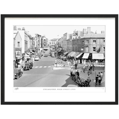 Chelmsford, High Street C1955 by Francis Frith - Single Picture Frame Print