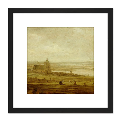 Jan Van Goyen View Of Arnhem Church by Jan Van Goyen - Single Picture Frame Painting