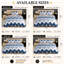 Complete Bedding Set Bliss Silver Wave Duvet Cover, Matching Fitted Sheet & Pillowcases-119317840
