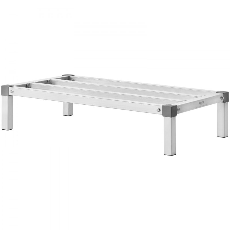 Nouvellement amélioré! Support de rangement en aluminium, H 8 po x l 36 po x P 20 po