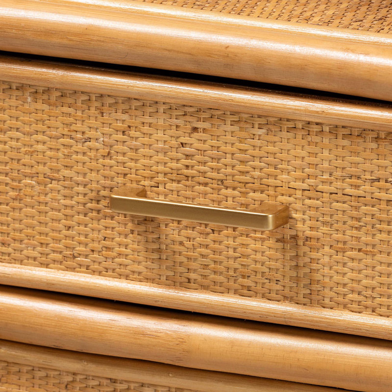 Armoire de rangement en rotin naturel Bali & Pari Mairen