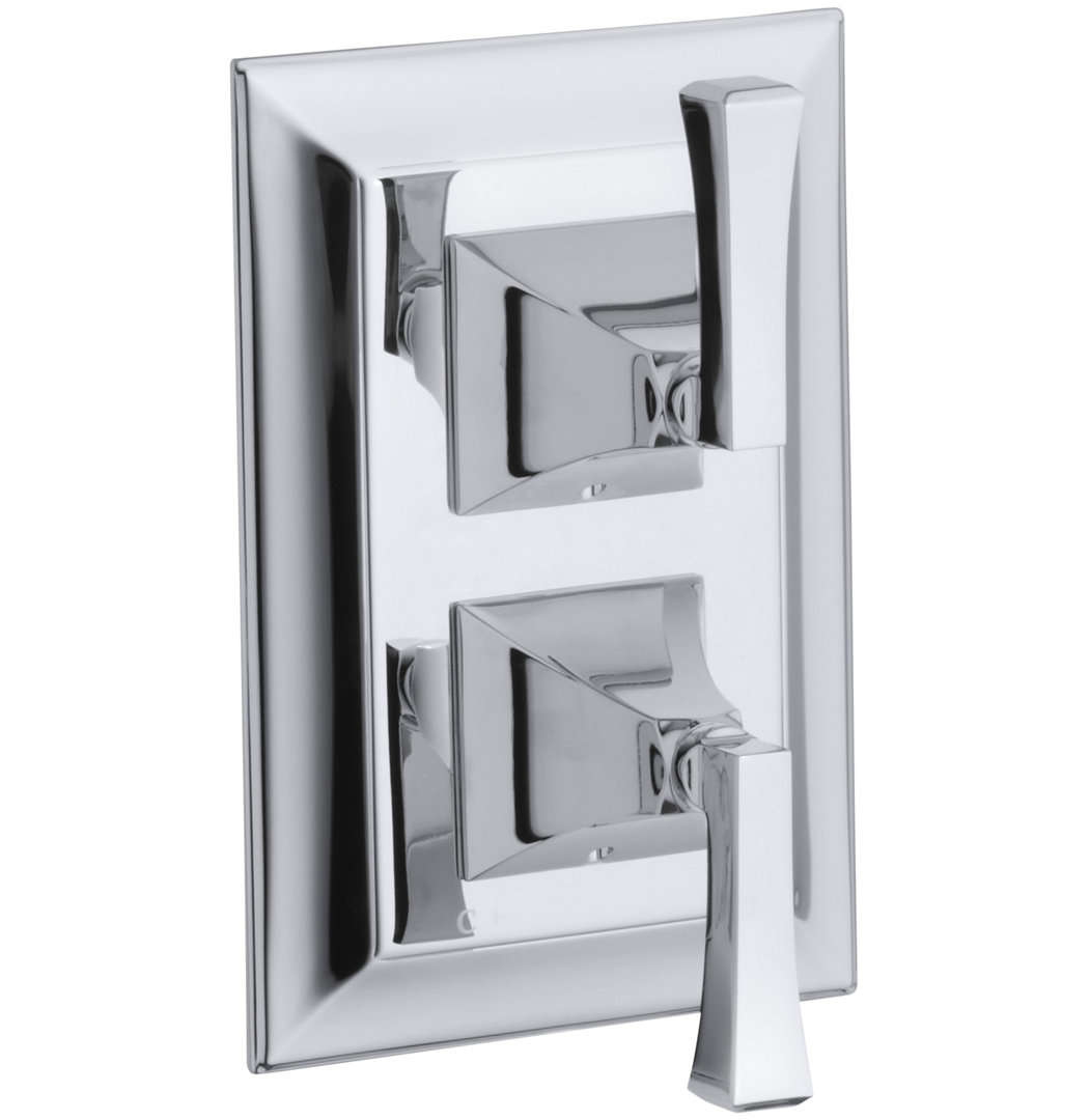 Memoirs® Stately Valve Trim with Deco Lever Handles for Stacked Valve Kohler 