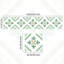 24 In. X 120 In. 4 Mil Green Peel & Stick Vinyl Sheet Flooring, Cut To Length, 5 Pattered Self Adhesive Flooring Roll