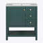 Meuble-lavabo de style transitionnel 30 po avec lavabo en céramique
