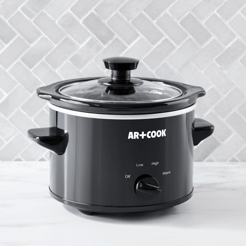 Art And Cook 1.5 Qt. Slow Cooker, Black