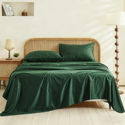 100% Supima Cotton 600 Thread Count Long Staple Pure Soft Sateen Weave Set