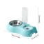 Bol en acier inoxydable avec distributeur d'eau automatique 2 en 1, 13,78 x 6,1 x 9,84 po, bleu-131407719