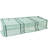 Gulianna 9' x 3' x 2' Outdoor Mini Cloche Greenhouse with a Green Cover