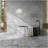 12*24 Carrara Marble, Gray marble, natural marble, for wall, OL textured finished, 3D fluted marble, natural stone, 1 box 4 pcs
