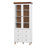 White MDF Display Storage Cabinet,Bookcase,Bookshelf,Book Shelf