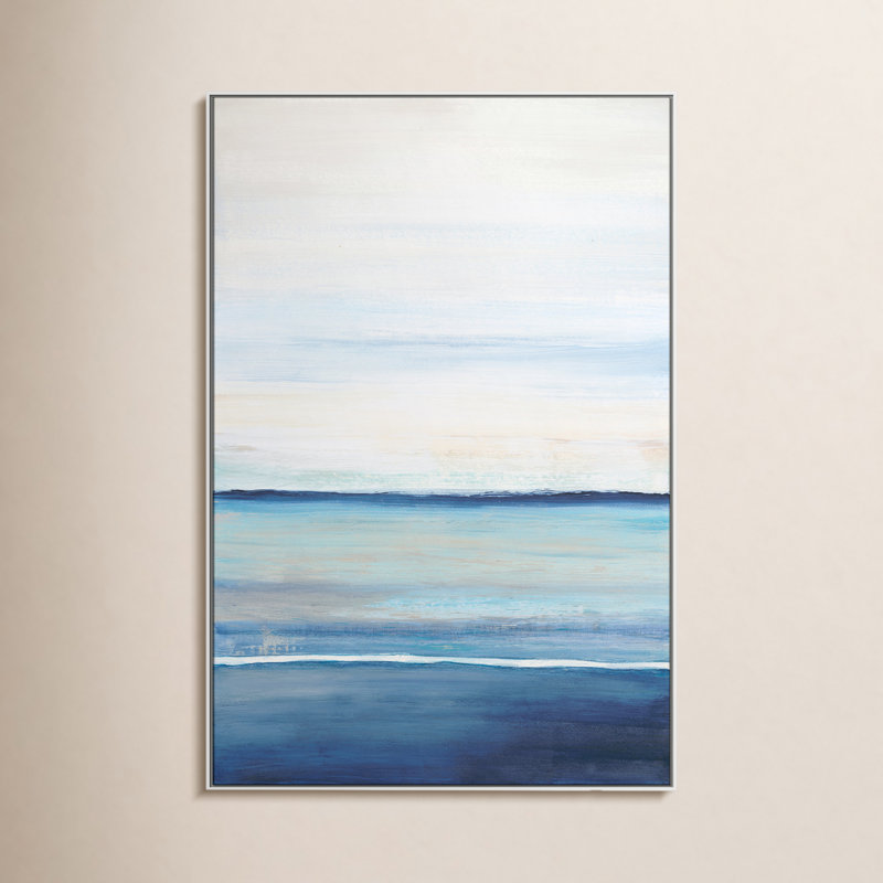 «Emmit Distant Whispers» par Filippo Ioco - reproduction d'art, Toile avec cadre blanc, H 61,5 po x l 41,5 po x P 2 po