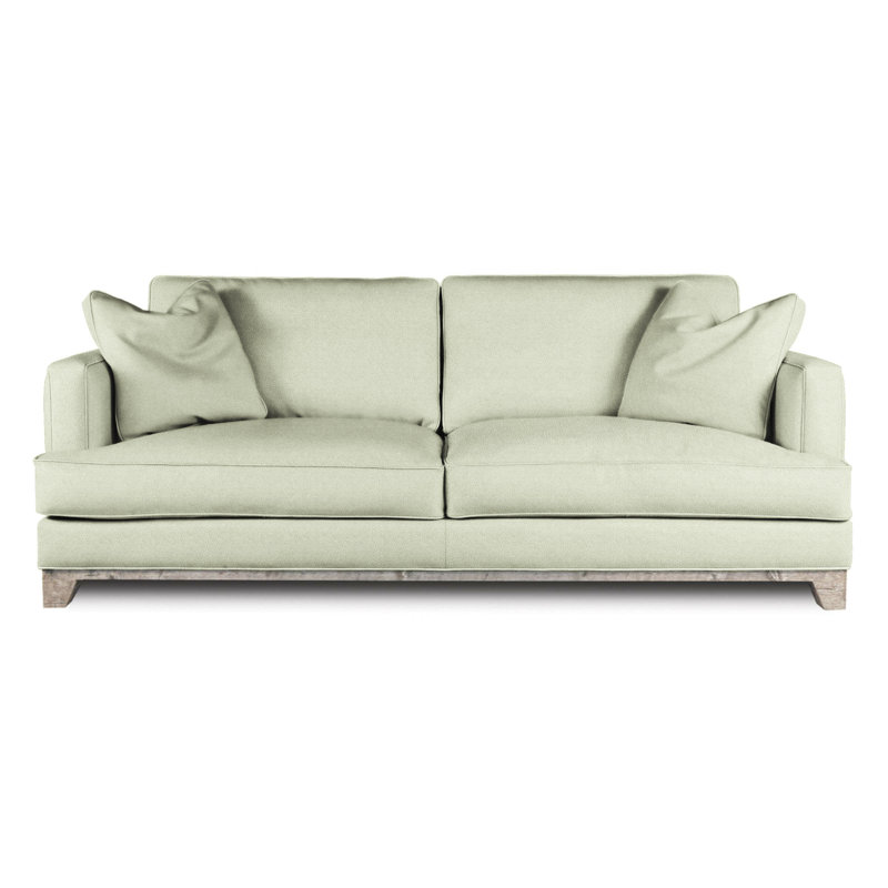 Lucia Leather Sofa, Desert (Longhorn), Espresso