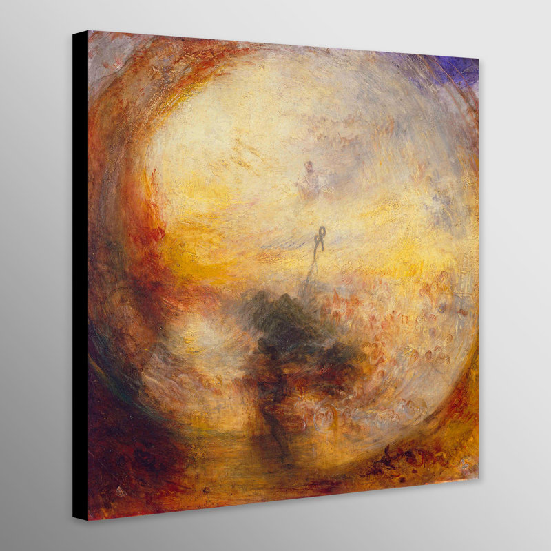 The Morning After The Deluge by J.M.W. Turner - Wrapped Canvas Art Prints, 41 cm H x 41 cm W