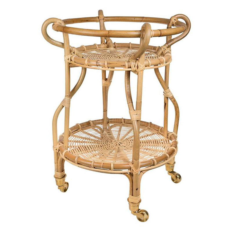 Chariot en rotin franco francois Albini Fratellino
