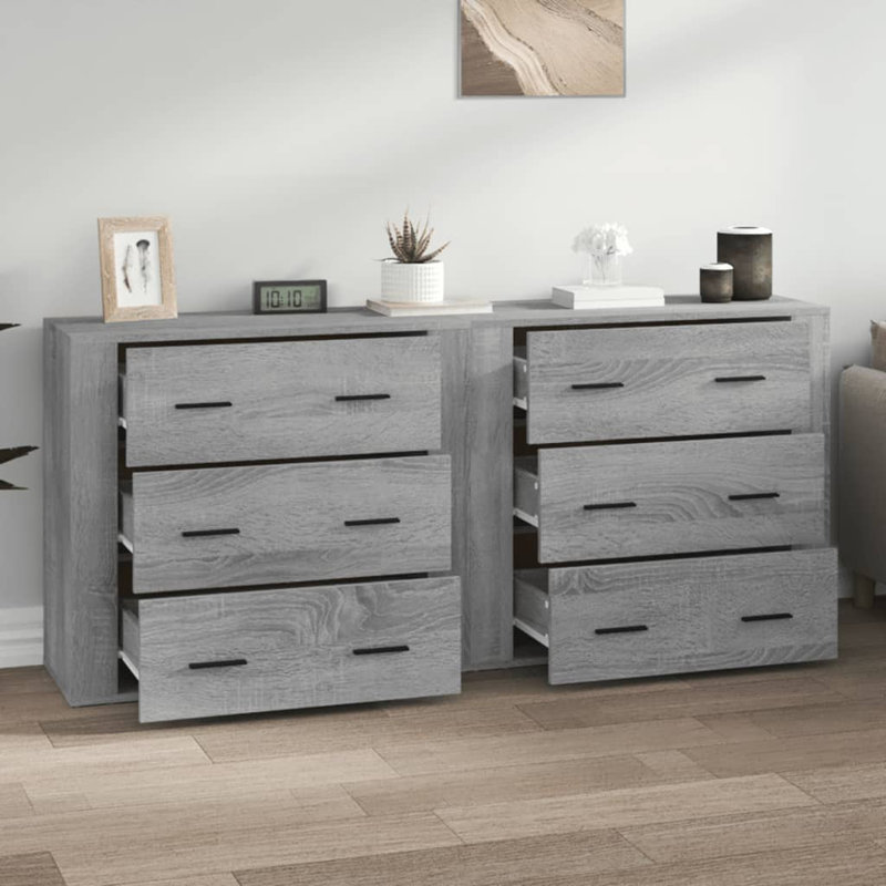 Lauritz Display Cabinet, Grey Sonoma