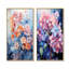 Hortensias bleus et mauves - ensemble de salon art mural 2 hortensias-102578232-102578228