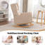 Chaise berçante en bois massif-1341420778