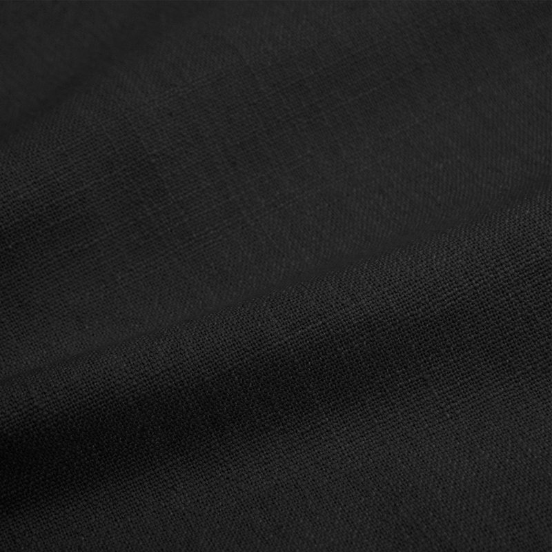 Lit tapissier standard Breckin, Lin classique noir, Simple