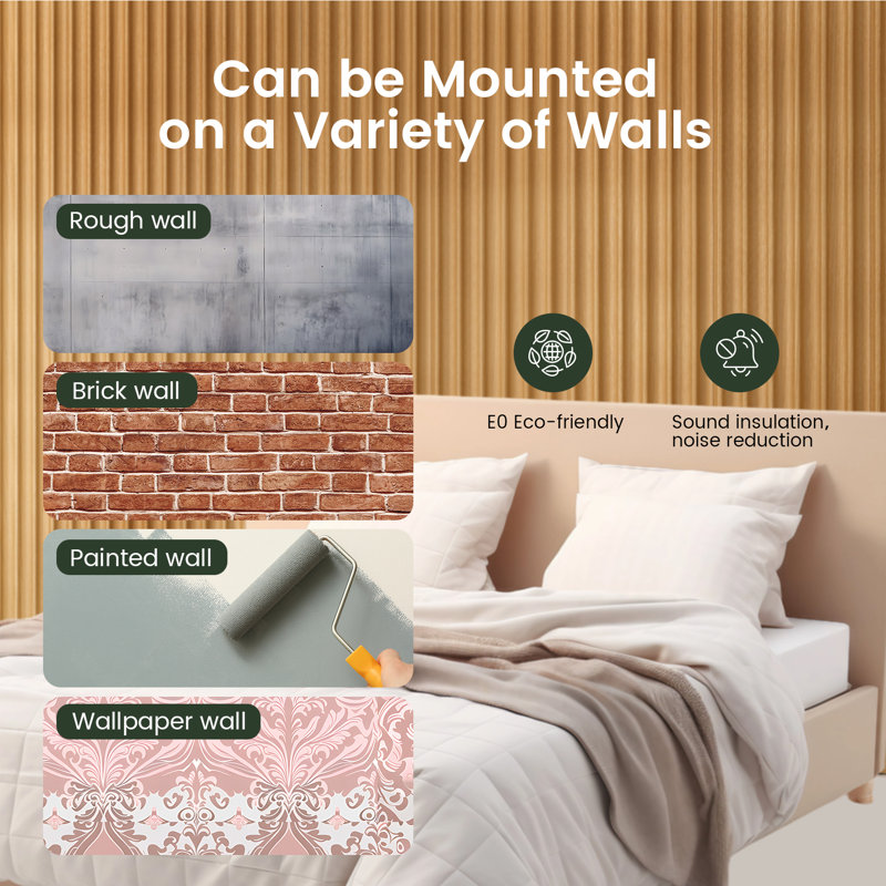 6.3" x 11.8"  3D Wall Panel in Brown 24 pack