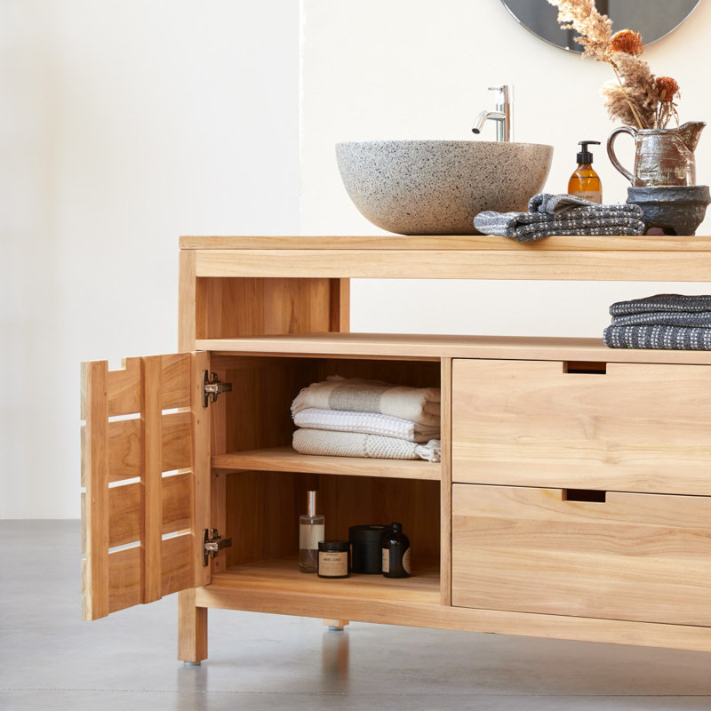 Serena 64.96'' Double Bathroom Vanity Base Only