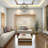 4 - Light Dimmable Geometric Chandelier