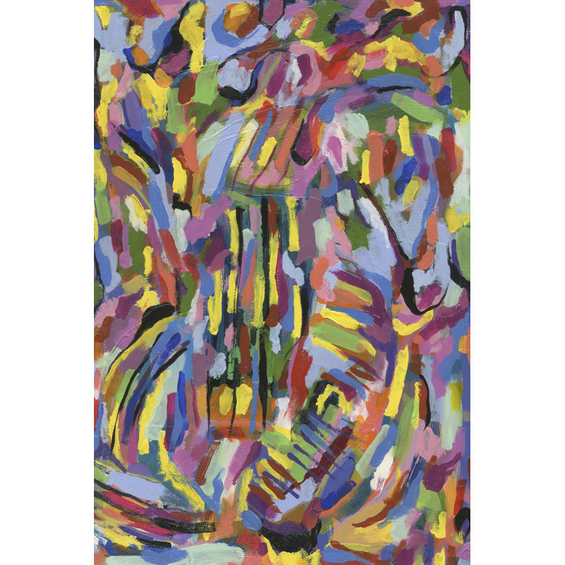 Scram II - Wrapped Canvas Painting, 46cm H x 30cm W x 3.8cm D