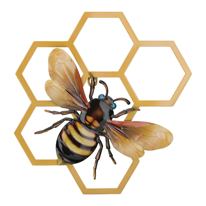Luster Bee Wall Decor, One Bee