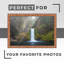 Cadre photo en bois massif Dinovo-2029871111