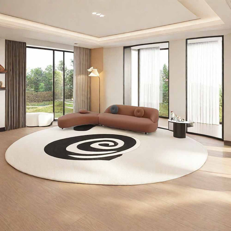 Négociation de canapé d'affaires luxueux et léger, Orange, H 29,53 po x l 110,24 po x P 66,93 po