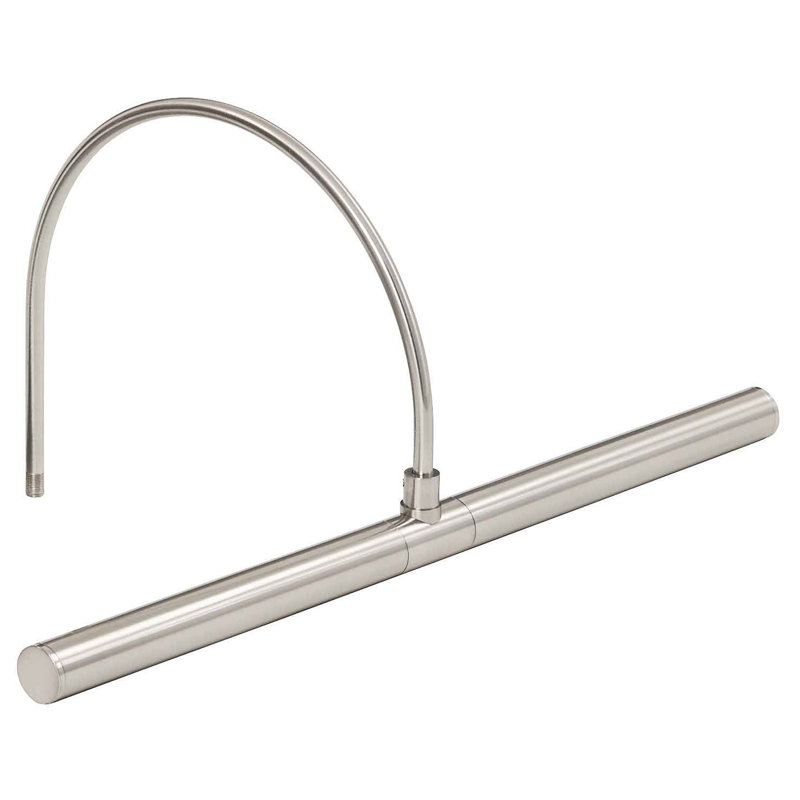 Applique pour tableau 2 lumières Ola, Nickel satiné