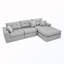 Canapé modulaire en L convertible-166363618