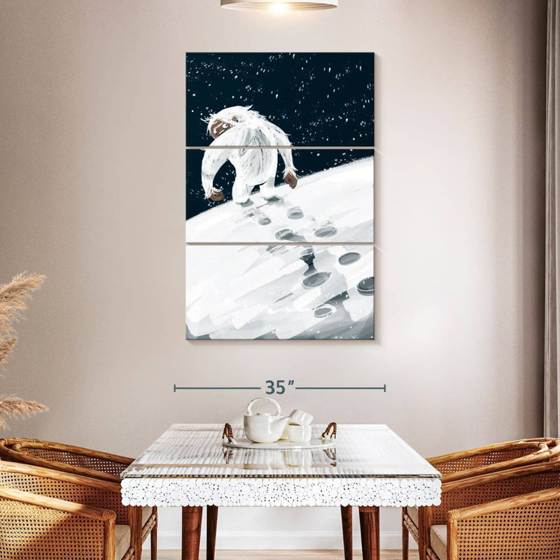 Brampt Monster Yeti, 50" H x 32" W
