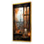 «Retro Paris Window View 5 - City Paris», art mural-1176565305-1271570417