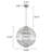 Ennu Crystal Globe Chandelier