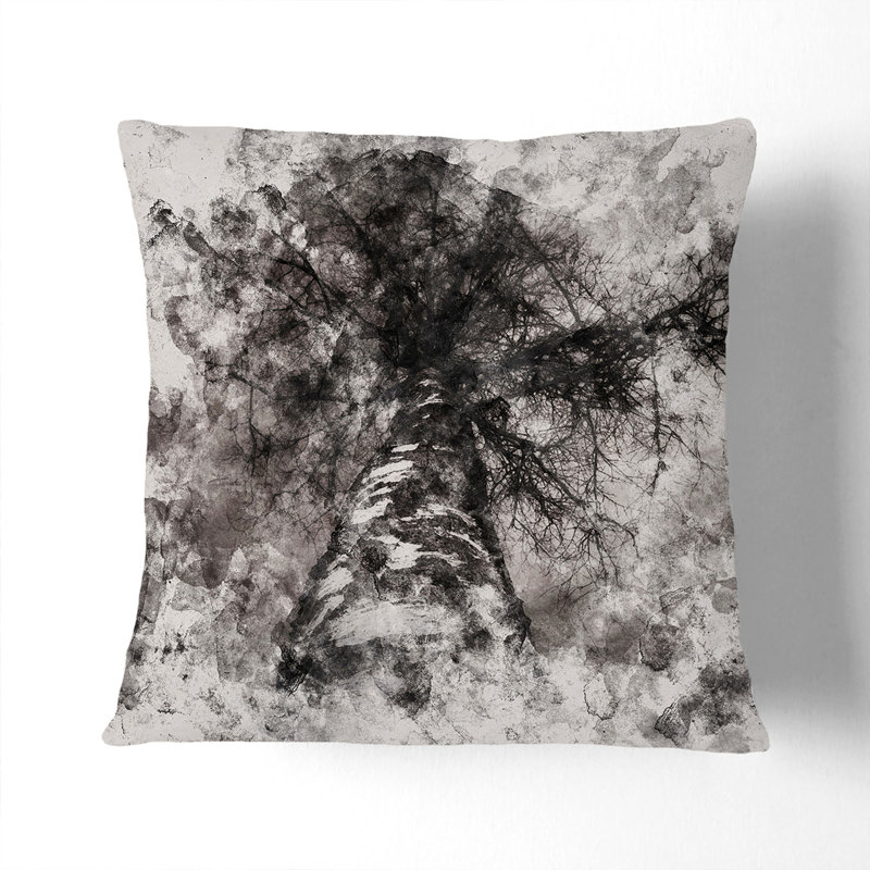 Square Cushion, Black, 40cm H x 40cm W x 15cm D