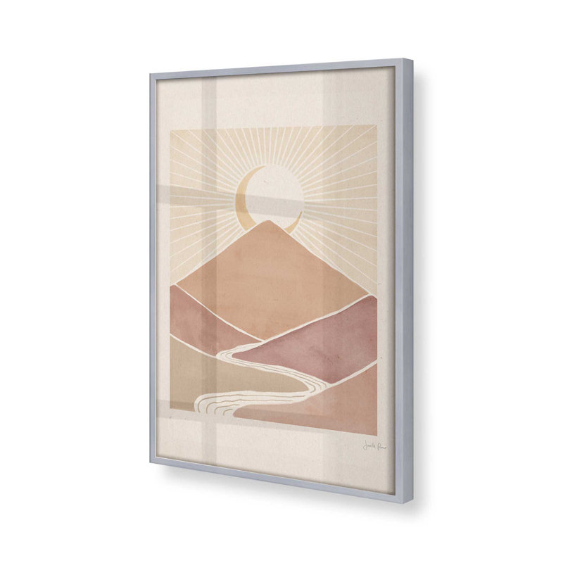 «Sunset Tranquility», Chrome poli, H 25,25 po x l 19,25 po