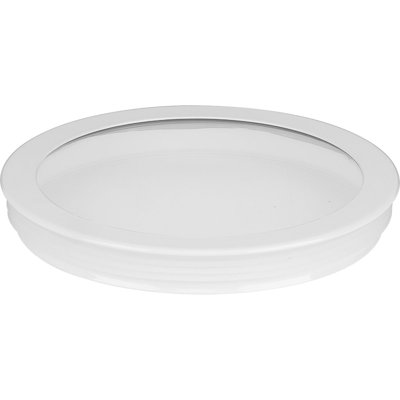Lentille cylindrique ronde en verre transparent