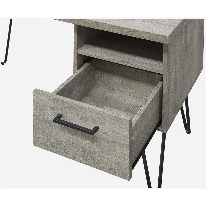 Bureau en chêne gris
