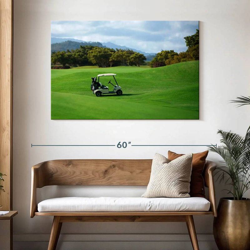 Chariot de golf Sireci, H 32 po x l 48 po