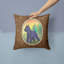 Coussin décoratif intérieur/extérieur moderne schnauzer