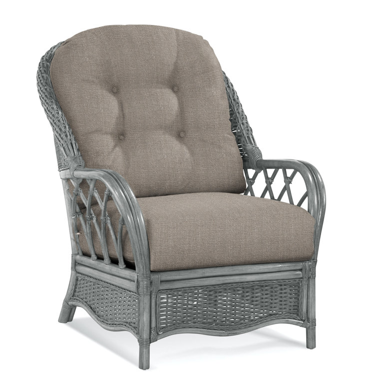 Chaise avec accoudoirs en rotin Everglade