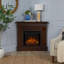 Foyer électrique avec manteau de cheminée Chateau-9206753
