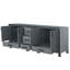 Meuble-lavabo double gris foncé 84 po X P 22 po D-117970833-117970834
