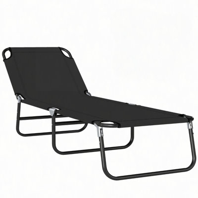 Outdoor Sun Tanning Chair,Folding Chaise Lounge Chair(Only Tanning Chair)
