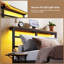 Metal Bed Frame with Charging Station & LED Headboard & Movable Storage Rack-1337937810-1337937812