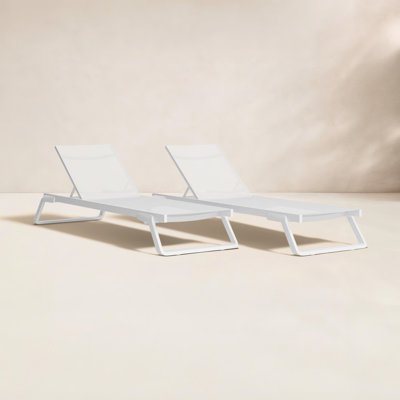 Holli 28.34'' Outdoor Chaise Lounge